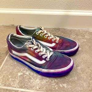 Tie-dye vans